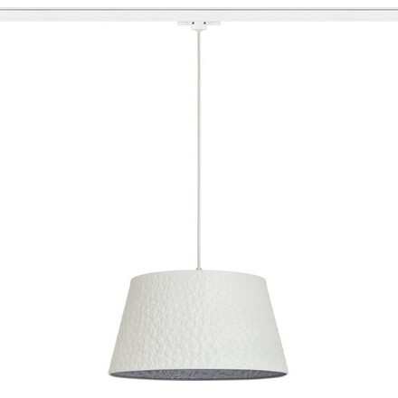 RENDL BUCKY 40 pro tříokr. lištu bílá/šedá kov 230V E27 28W R13859