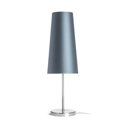 RENDL NYC/CONNY 15/30 stolní Monaco petrolejová/stříbrné PVC/nikl 230V E27 7W R14054