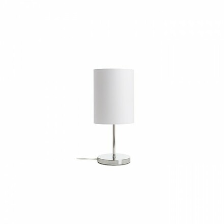 RENDL NYC/RON 15/20 stolní Monaco holubí šeď/stříbrné PVC/nikl 230V E27 7W R14058