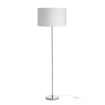 RENDL NYC/RON 40/25 stojanová Monaco holubí šeď/stříbrné PVC/chrom 230V E27 11W R14082