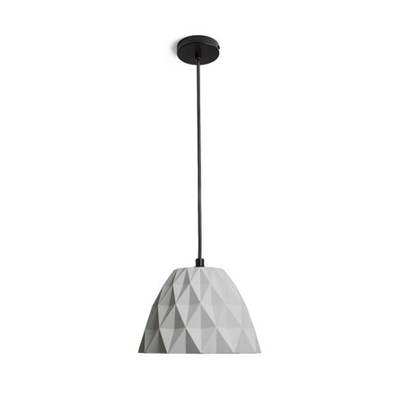 RENDL NAPLES závěsné svítidlo beton 230V E27 7W R14183