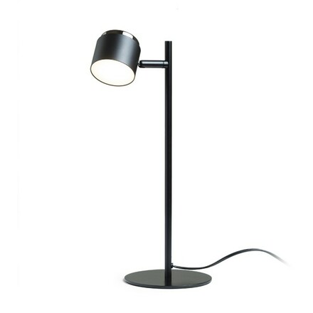 RENDL NOVA stolní lampa černá chrom/mléčný akryl 230V LED 4.2W 3000K R14275