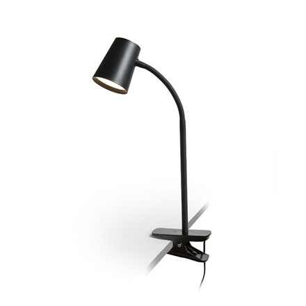 RENDL VERINA DIMM lampa na klipu černá 230V LED 4.5W 100° 3000K R14283