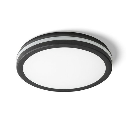 RENDL SONO 30 přisazené svítidlo černá plast 230V LED 30W IP65 3000K/4000K/6000K R14298