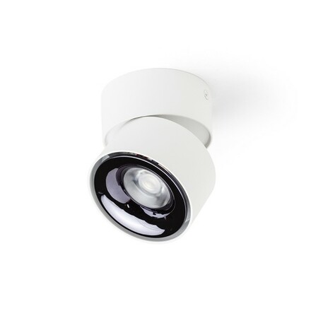 RENDL ALBANO přisazená bílá černý chrom 230V LED 5W 3000K R14425