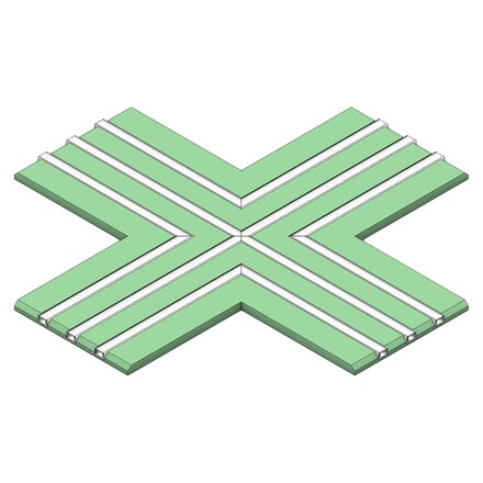 SLC profil pro pásky DL 3 track X modul sádrokarton