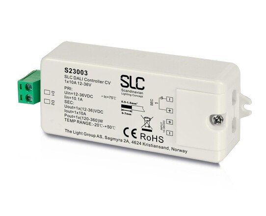 SLC Controller 1x10A 12-36V DALI IP20