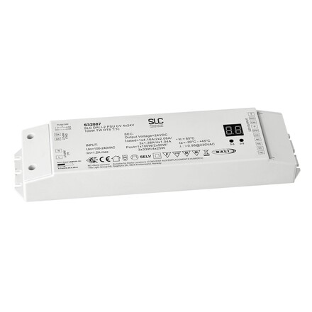 SLC Driver 24V 4CH TW 100W DALI IP20 DT8