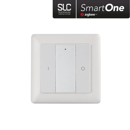 SLC SmartOne Zigbee 1CH nástěnný panel IP20 bílý