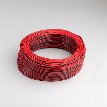 SLC LS kabel 2x0,75mm2 100m červený/černý