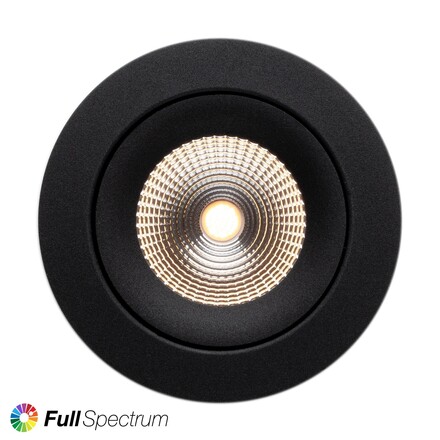 SLC vestavné LED svítidlo One360 Full Spectrum 8 W 220-240 V 2700 K stmívatelné Ra97 IP44 36° černé