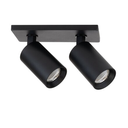 SLC vestavné stropní LED svítidlo Art 2x10 W 220-240 V 3000 K stmívatelné 36° Ra90 černé