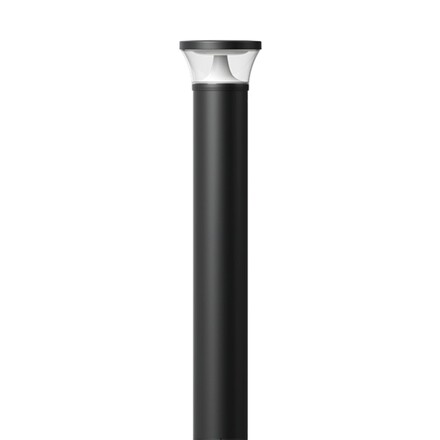 SLC LED venkovní sloupkové svítidlo Faro 975mm Bollard černé 2323lm 2700/3200/4000K Ra80 nastavitelná intenzita IP66 360