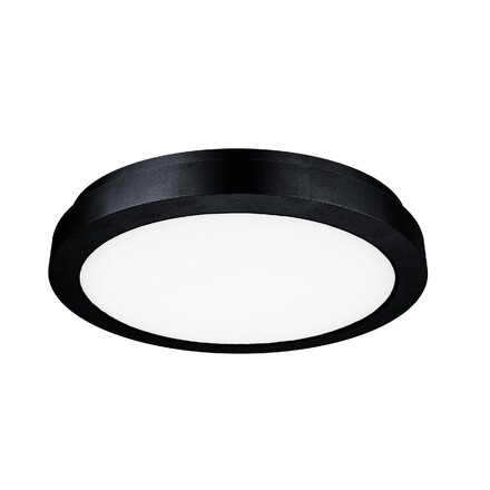 SLC stropní LED svítidlo Space 300 mm černé 2490lm 2700/3200/4000K stmívatelné IP20 opál