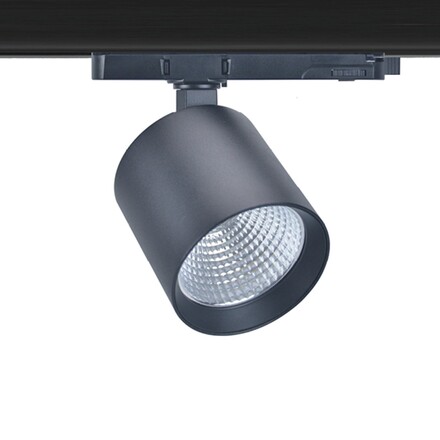 SLC LED svítidlo do 3f lišty Fox černé 4053lm 3000K Ra90 IP20 38°