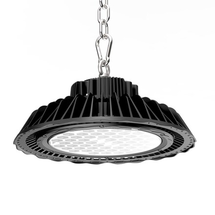 SLC LED průmyslové highbay svítidlo Raptor pr.383 černé 28000lm 4000K Ra80 DALI IP65