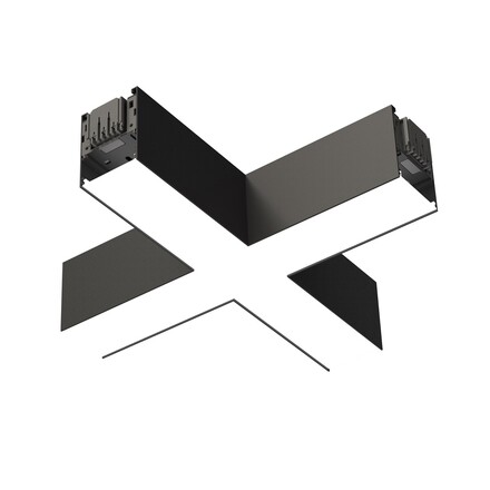 SLC LED svítidlo Click 349 X-spojka černá 1980lm Ra90 DALI IP20