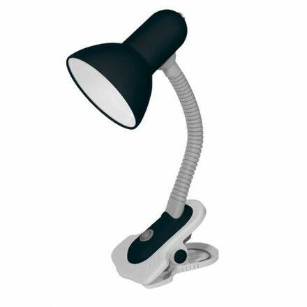 Kanlux SUZI stolní lampa černá HR-60-B  max.1x60W E27 s klipem 07151