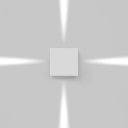 Artemide venkovní LED nástěnné svítidlo Effetto 14 Square 11 W 220-240 V 3000K 4 úzké paprsky