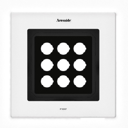 Artemide vestavné LED svítidlo Ego Flat Square 14 W 3000K 220x220 mm
