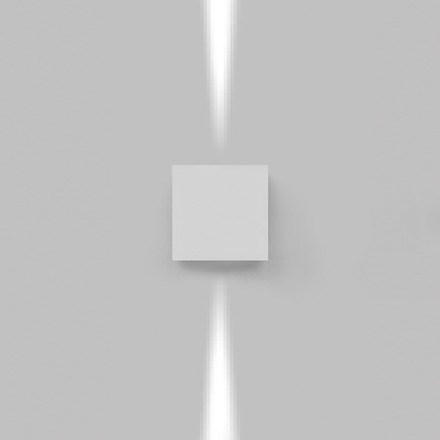 Artemide venkovní nástěnné svítidlo Effetto 14 Square 7 W 3000K úzké paprsky antracit