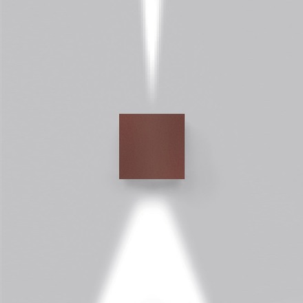 Artemide venkovní nástěnné svítidlo Effetto 14 Square 7 W 220-240 V 3000K rez