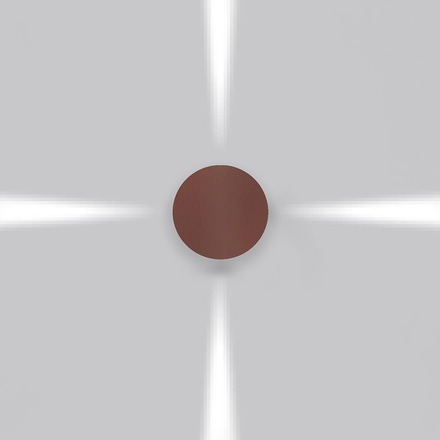Artemide venkovní nástěnné svítidlo Effetto Round 4 úzké paprsky 11 W 220-240 V 3000K rez
