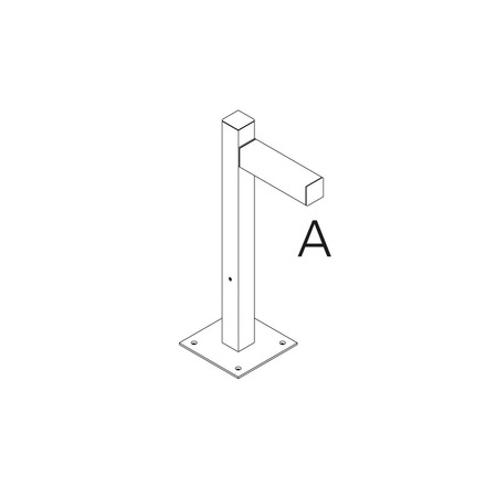 Artemide venkovní svítidlo Walking Pole 600 mm 1 hlavice