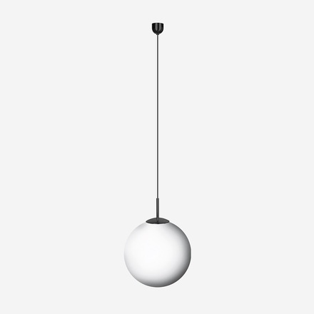 LUCIS závěsné svítidlo POLARIS ZK 59,4W LED 4000K sklo černá opál DALI ZK.P4.600.61M DALI2