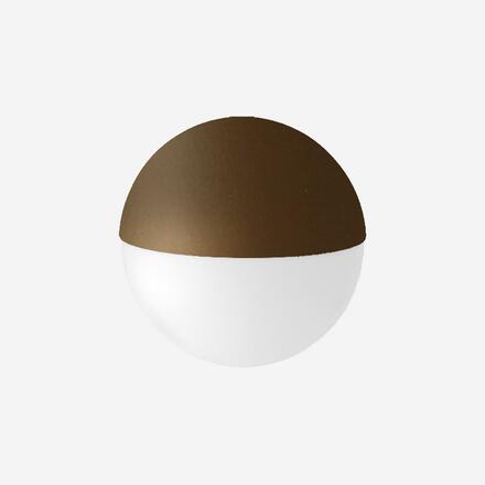 LUCIS závěsné svítidlo SEMILUNA 5,8W LED 3000K sklo bronz opál DALI ZT.L1.S150.73M DALI2