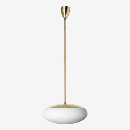 LUCIS závěsné svítidlo DAPHNE ZT 40W LED 4000K sklo mosaz opál ZT.L2.D450.84M DALI2 DALI