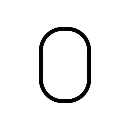 Artemide Alphabet of Light - číslo 0 1200000A