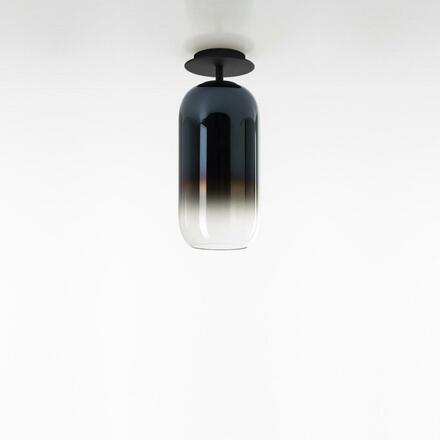 Artemide Gople Mini stropní - černá / modrá 1414350A