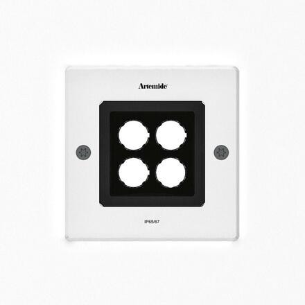 Artemide Ego 150 downlight čtverec EL 3000K hliník IK09 T4065ELPTW00