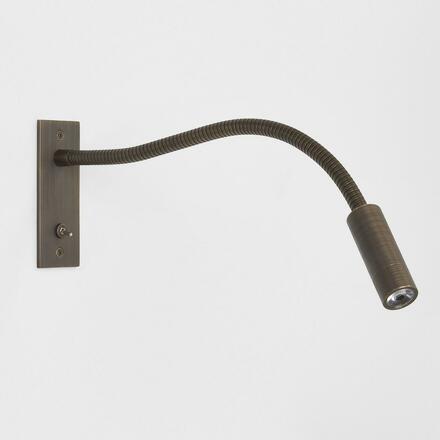 ASTRO nástěnné polozapuštěné svítidlo pro čtení Leo s vypínačem LED 4W 3000K bronz 1295003