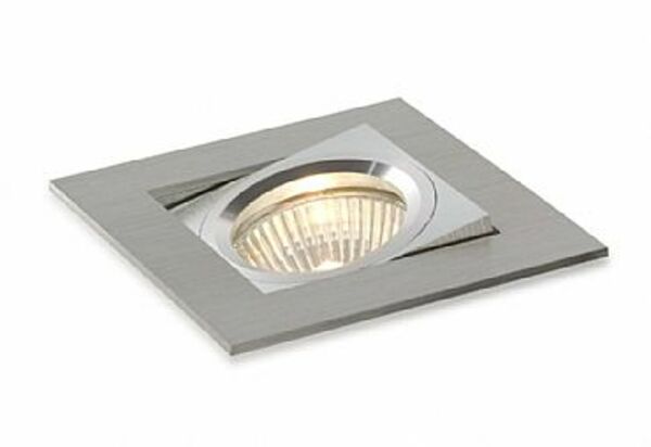 BPM Vestavné svítidlo Aluminio Plata, kartáčovaný hliník 1x50W 230V 3000GU