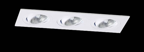 BPM Vestavné svítidlo Aluminio Blanco, bílá, 9LEDx3W, 230V 4917 4213LED2.D40.3K