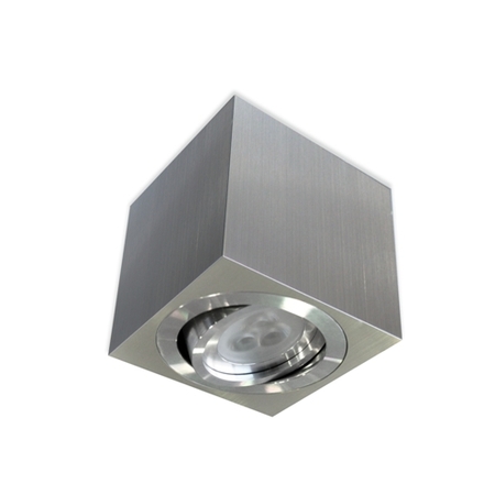 BPM Stropní svítidlo Aluminio Plata kartáčovaný hliník GU10 50W 230V 8016.01