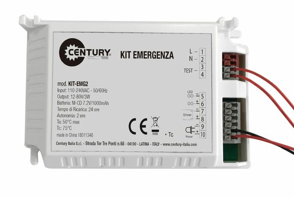 CENTURY LED KIT NO modul 2 hod Emergency 110-240VAC CEN KIT-EMG2