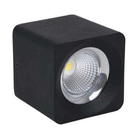 CENTURY Stropní SVÍTIDLO LED QUBE ČERNÉ 161x161x164mm 35W/230VAC 4000K 3675Lm 45d IP20 CEN QBNE-3516140