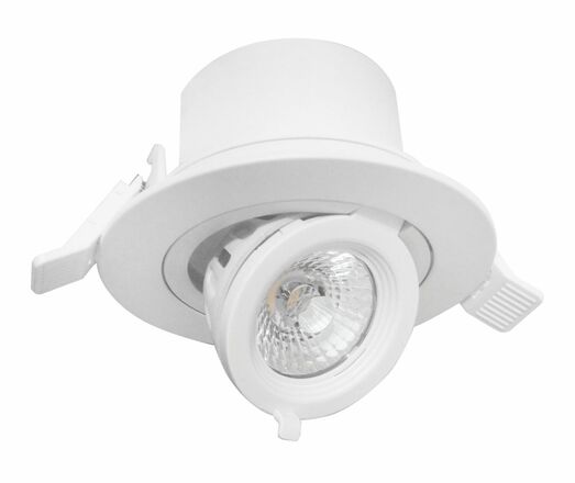 CENTURY LED SPOT REGIA ZAPUŠTĚNÉ VÝKLOPNÉ 90mm 8W 3000K Ra95 710Lm 38d DIMM IP20 CEN RGOD-089030