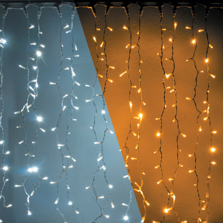 DecoLED světelná záclona LED - BICOLOR, 300 krásných LED Objednávej Zde