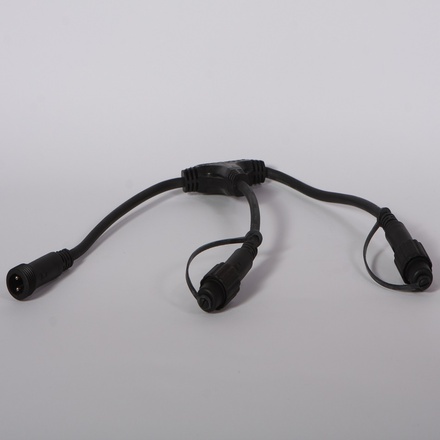 DecoLED Rozbočovač 2 výstupy - černý