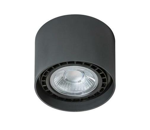 Stropní přisazené bodové svítidlo AZzardo Eco Alix black AZ1837 GU10+ADAP111/ES111 1x40W/1x50W IP20 12cm 230V černé