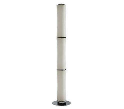 LED Stojací lampa AZzardo Bamboo floor white AZ1899 72W 6120lm 3000K IP20 13cm bílá stmívatelná