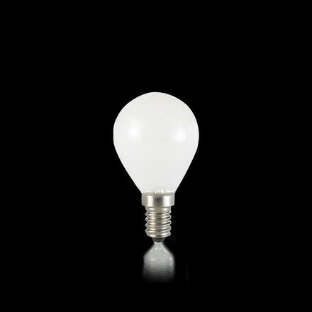 LED žárovka Ideal Lux Sfera Bianco 253411 E14 4W 4000K 380lm bílá