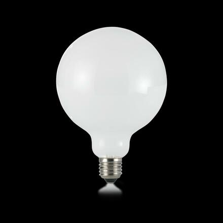 LED žárovka Ideal Lux Globo D125 Bianco 253435 E27 8W 760lm 4000K bílá