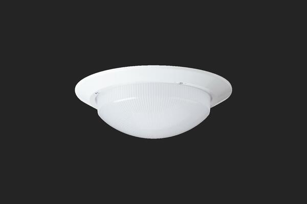 OSMONT 57249 ELEKTRA 6 stropní/nástěnné průmyslové plastové svítidlo bílá IP65 3000 K 9W LED HF