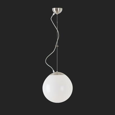OSMONT 64692 ISIS L2 PM závěsné plastové svítidlo nerez broušená / bílá IP40 4000 K 20W LED