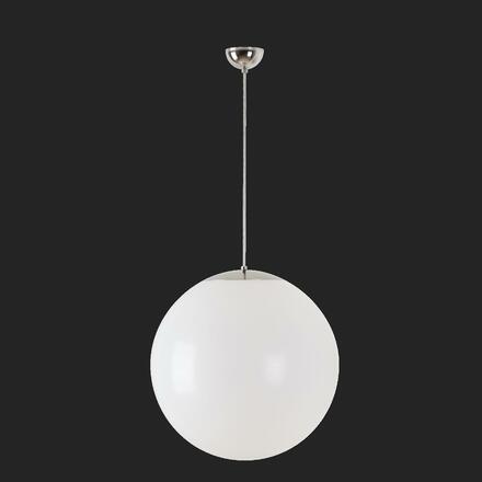 OSMONT 64829 ISIS S4 PM závěsné plastové svítidlo nerez leštěná / bílá IP40 4000 K 41W LED